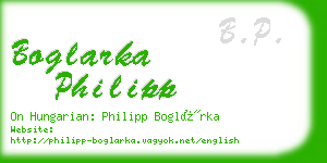 boglarka philipp business card